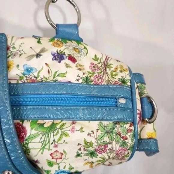 Y2K Floral multi colored Shoulder Bag with long strap. Brand new - Picture 13 of 15